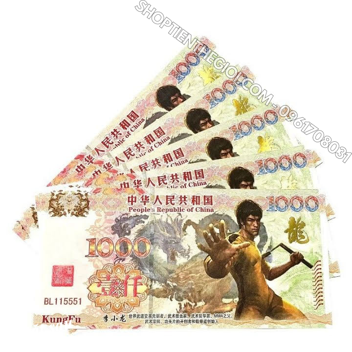 Tiền Lưu Niệm 1000 Kung Fu Lý Tiểu Long - SP006028